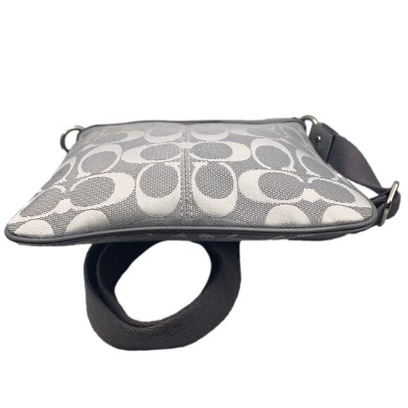 COACH Gray Signature Crossbody - Picture 3 of 10